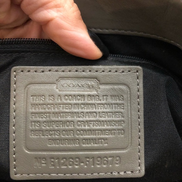 Coach Soho Embossed Leather Exotic carryall. - Picture 5 of 6